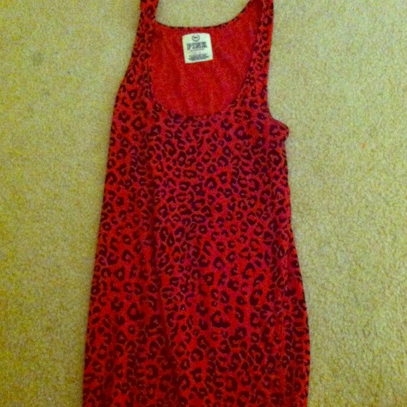 Cute and comfortable cheetah Victoria Secret tank