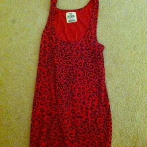 Cute and comfortable cheetah Victoria Secret tank