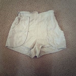 Urban Outfitters Vintage Linen HW Short