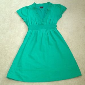 Fun and Flirty BCBG Green Dress!