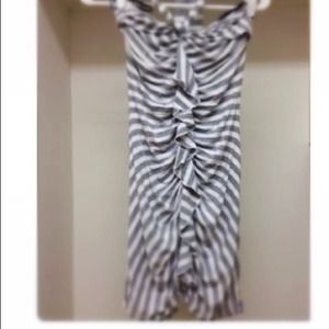 BCBG cotton halter style dress