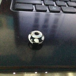 Pandora Black Swirl Charm