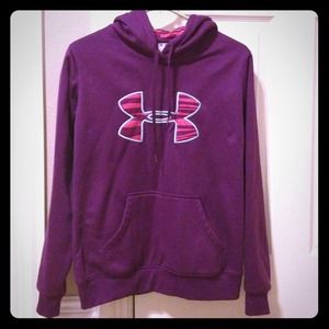 Purple/pink zebra Under Armour hoodie!