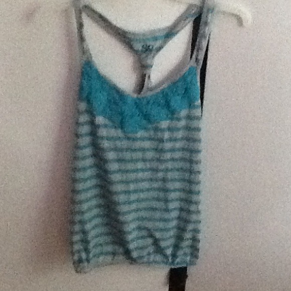 Cool Blue Striped Summer Top - Picture 2 of 4
