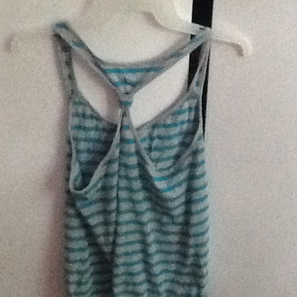 Cool Blue Striped Summer Top - Picture 3 of 4