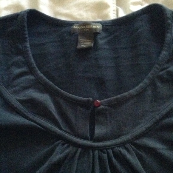 Banana republic navy shirt.