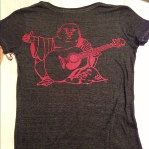 Authentic True Religion Crystal Buddha V-Neck.
