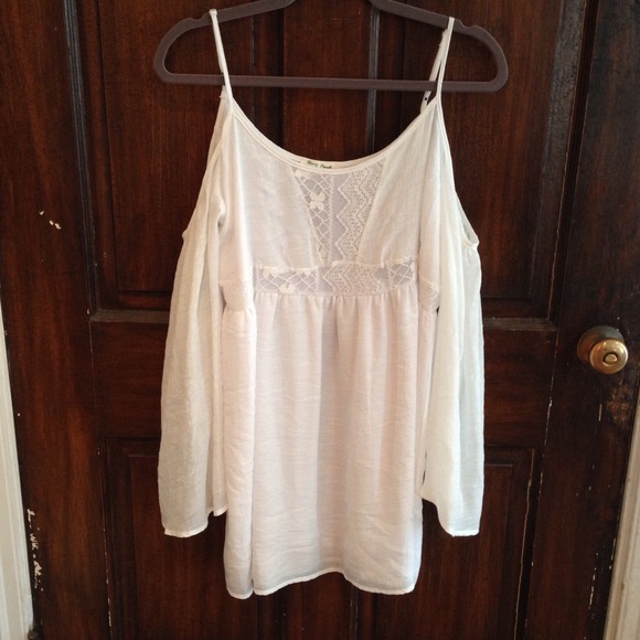 Honey Punch Dresses & Skirts - New - White Honey Punch Boho Dress