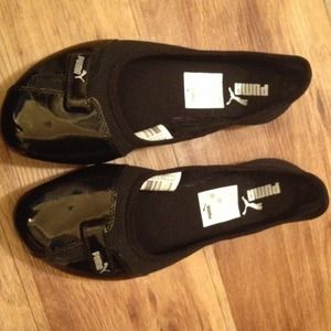 Puma black shoes
