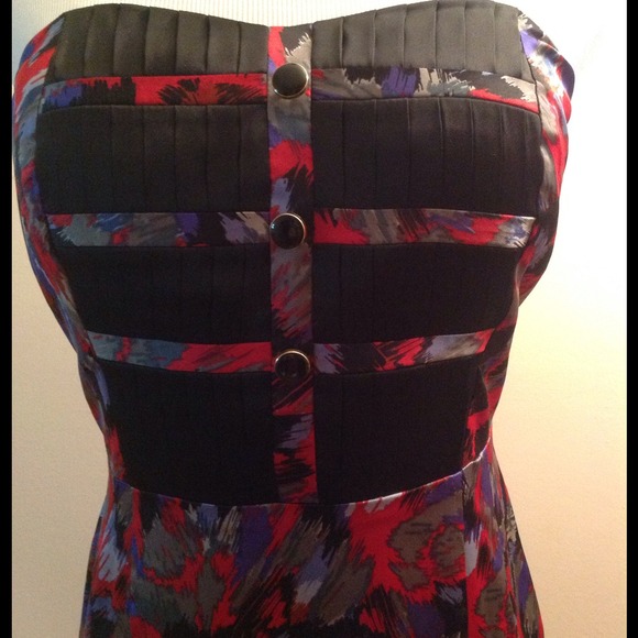 BCBGeneration Strapless Cocktail Dress - Picture 1 of 4