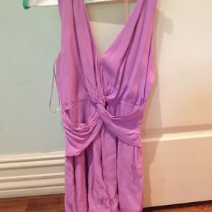 Low cut lavender romper
