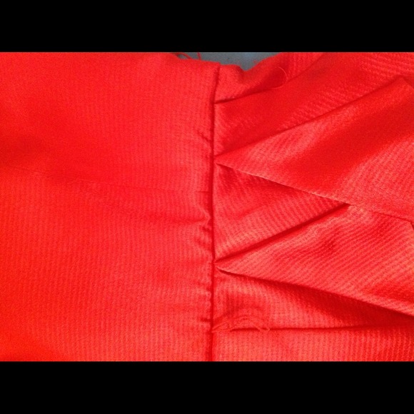 Calvin Klein Red belted cocktail dress size 4 - Picture 4 of 4