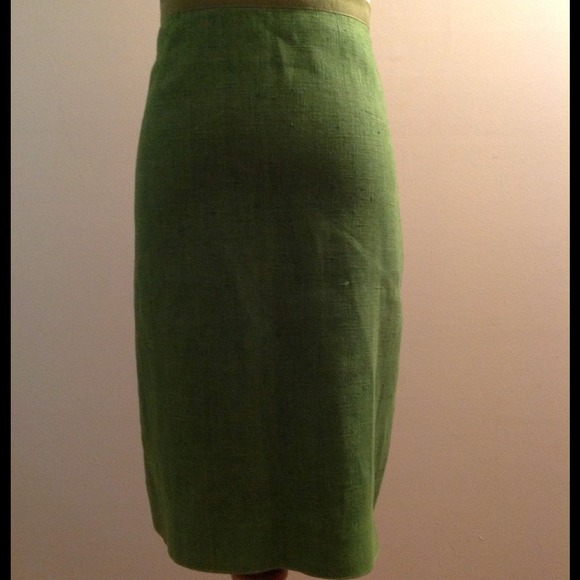 Dolce & Gabanna Lime Green Pencil Skirt