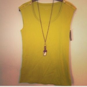 Zippered Shoulder Top