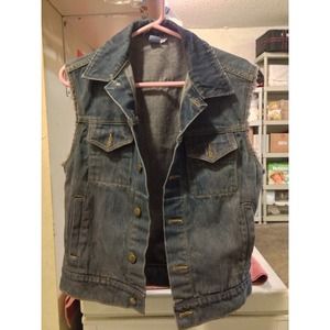 American Apparel Denim Vest