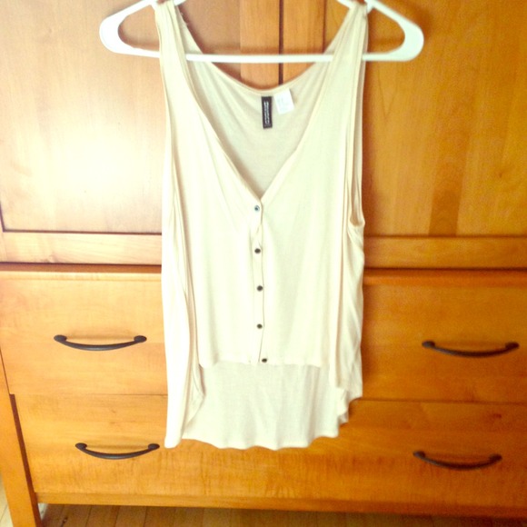 Off white High-low tank top