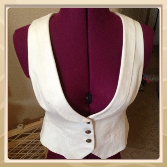 Authentic LOFT tan vest