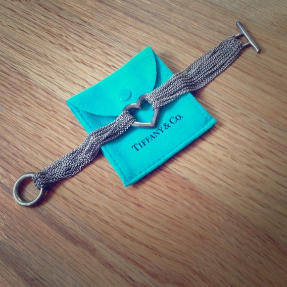 Authentic Tiffany & Co Heart bracelet