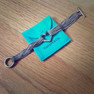 Authentic Tiffany & Co Heart bracelet