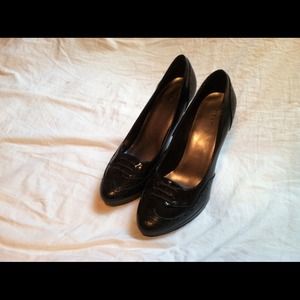 Fioni black 4 in. heels