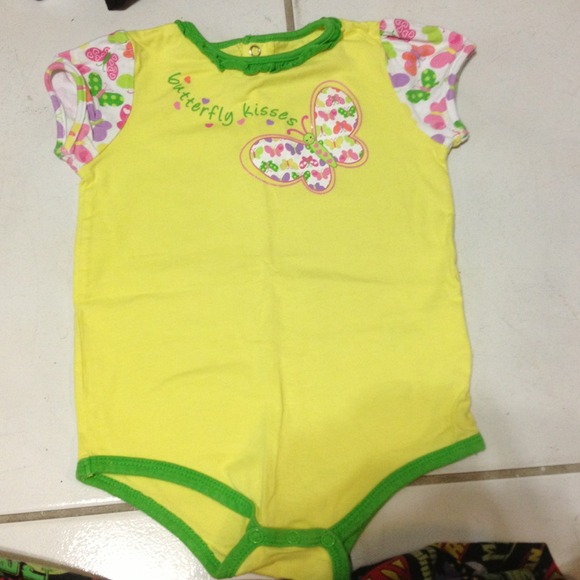 Butterfly onesie.