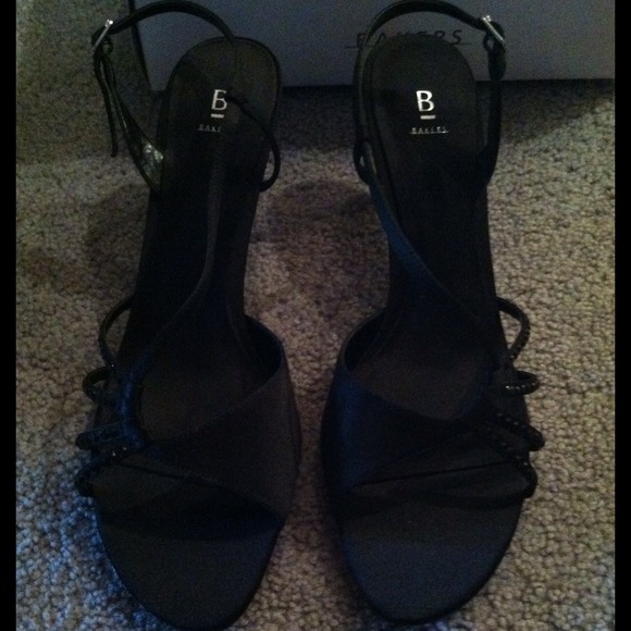 Bakers Black Formal Heels - Picture 1 of 4