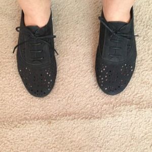 Black Oxford like shoes