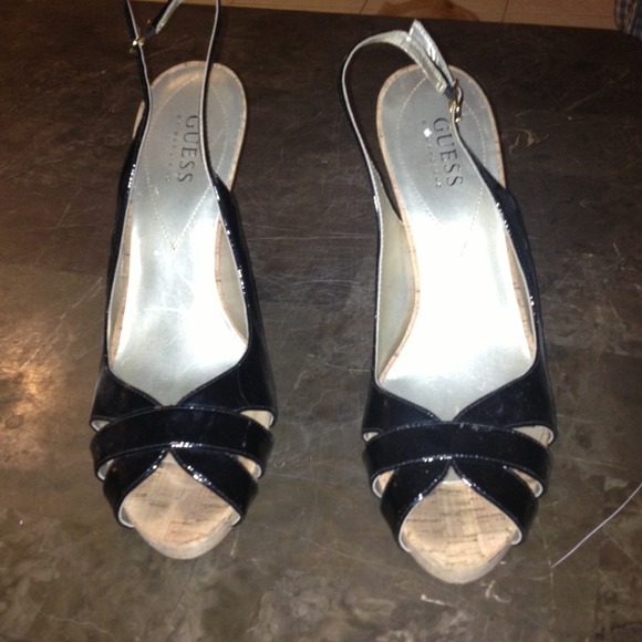 Black guess heels
