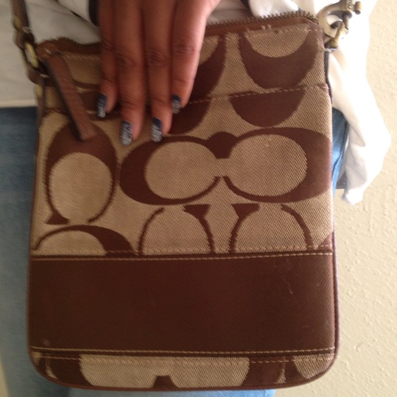 Coach cross-body sling.