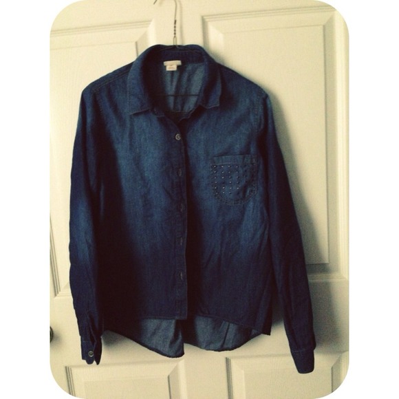 💌Bundled💌Denim button down hi lo style