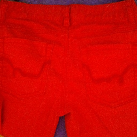 Orange straight fit jeans! Rue 21 size 3/4 - Picture 3 of 3