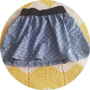 Adorable heart print skirt
