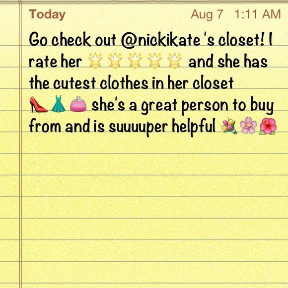 Review for @nickikate 🌺🌺👗