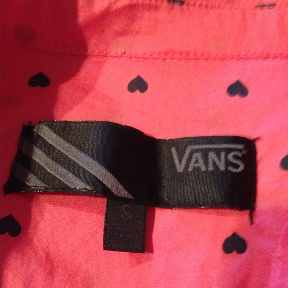 Vans collared top with high low hem line. - Picture 2 of 3