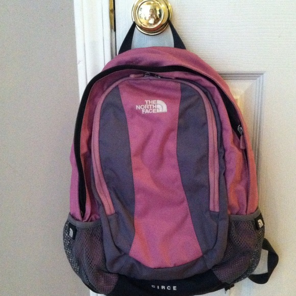 Pink North Face Circe backpack