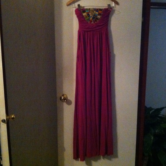 Maxi dress with stones size small
