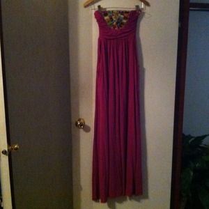 Maxi dress with stones size small