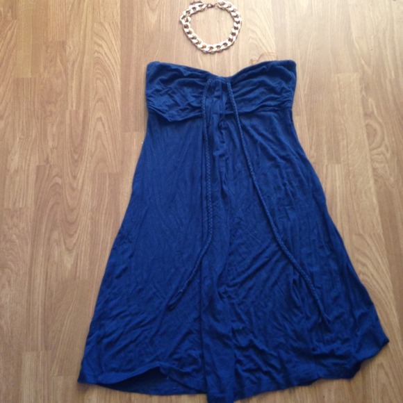 💢SOLD💢❤Cute teal strapless dress❤ - Picture 2 of 3