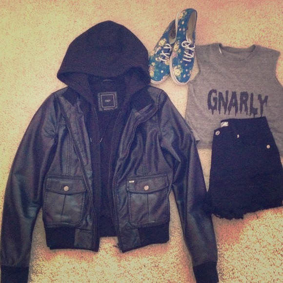 💀Obey Leather Jacket💀