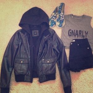 💀Obey Leather Jacket💀