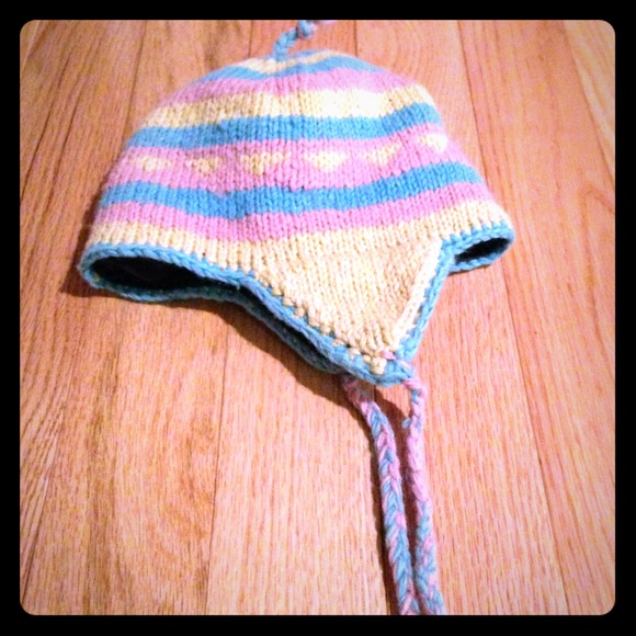 Sold!! Adorable cotton candy colored hat