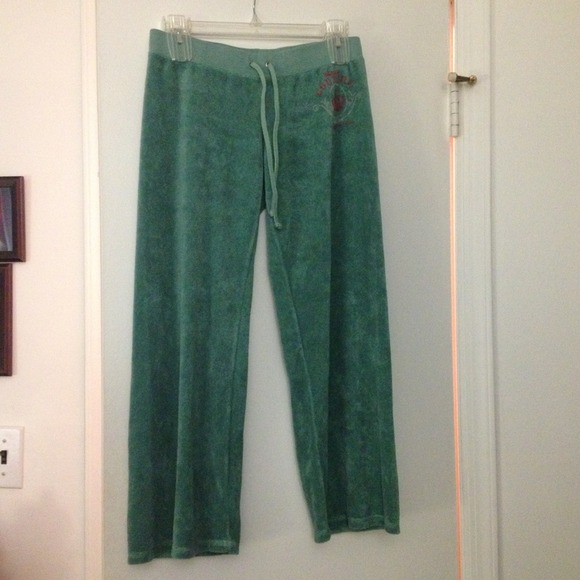 Juicy couture, sea foam green capris