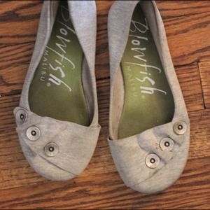 Gray Blowfish Flats (size 6.5)