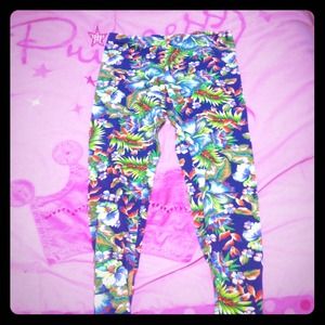 Bongo tropical high waisted leggings