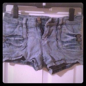 Denim shorts