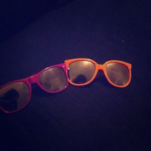 Sunglasses orange n purple