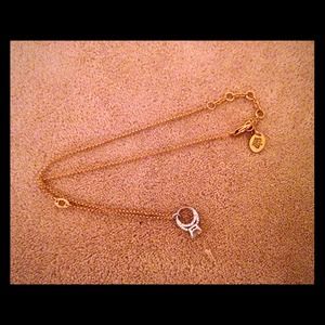 Reduced- Juicy Engagement Ring Necklace