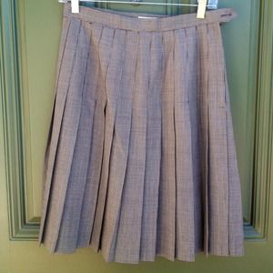 Nordstrom wool pleated skirt!
