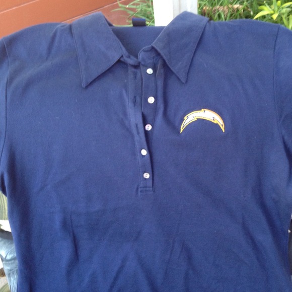 Navy blue polo shirt