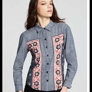 Free people jean shirt(sold out)